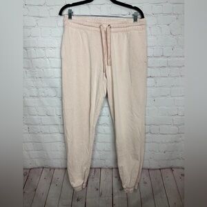 Cotton On Fleece Jogger Sweatpants‎ pink active comfort lounge, sz L GUC